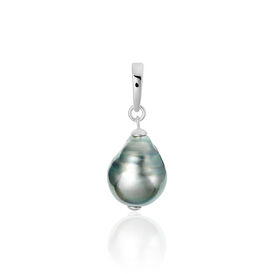 Anhänger Silber 925 Tahitiperle 11mm - Schmuckanhänger Damen | OROVIVO