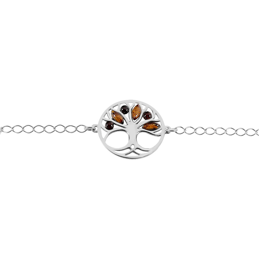 Bracelet Emma Argent Rhodie Arbre De Vie - Spannringe Damen | OROVIVO