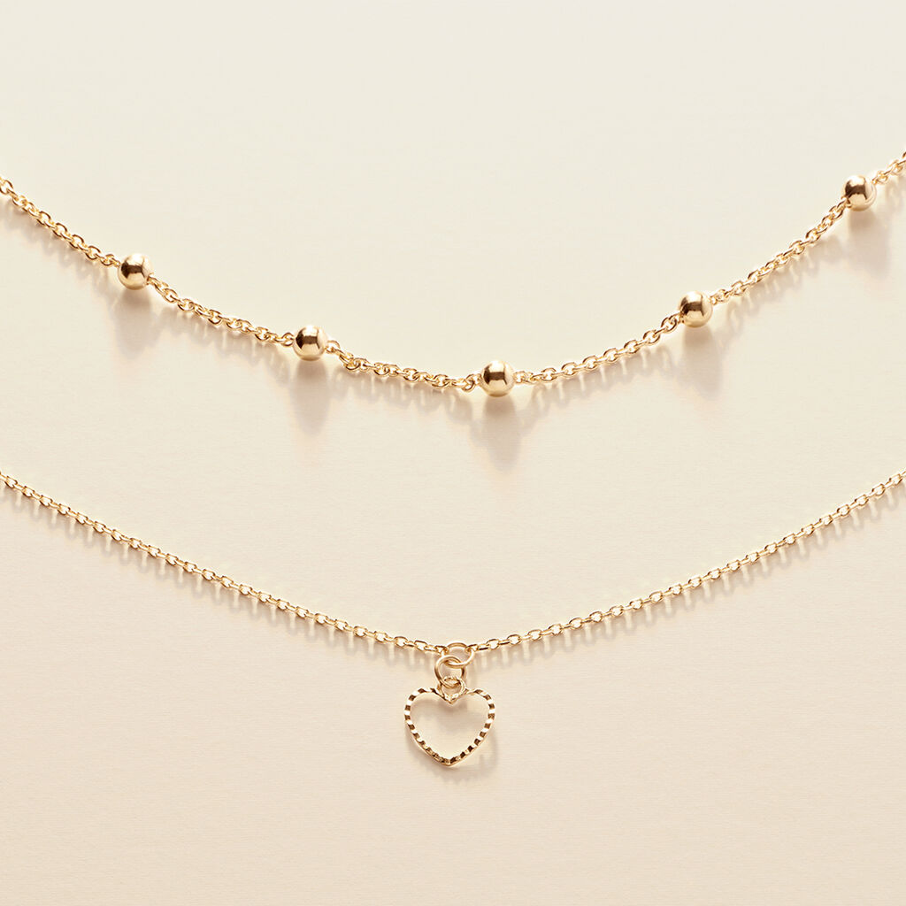 Damen Fußkettchen Silber 925 Gold vergoldet Kugeln - Fußketten Damen | OROVIVO