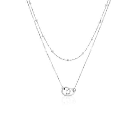 Elysia Damen Collier Silber 925 Kreis B 1 mm - Halsketten Damen | OROVIVO