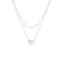 Elysia Damen Collier Silber 925 Kreis B 1 mm
