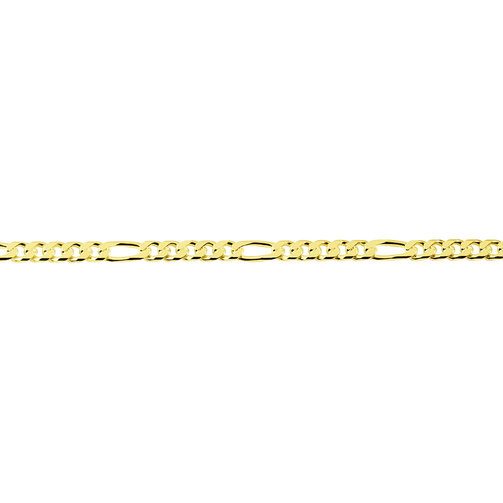 Herren Figarokette Silber 925 vergoldet - Halsketten Herren | OROVIVO
