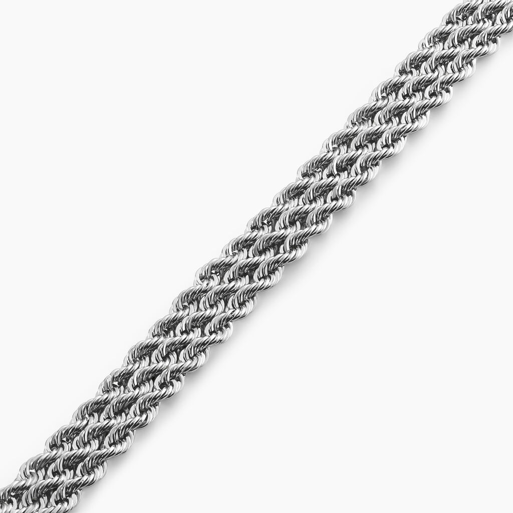Bracelet Jerry Maille Corde Or Blanc - Spannringe Damen | OROVIVO