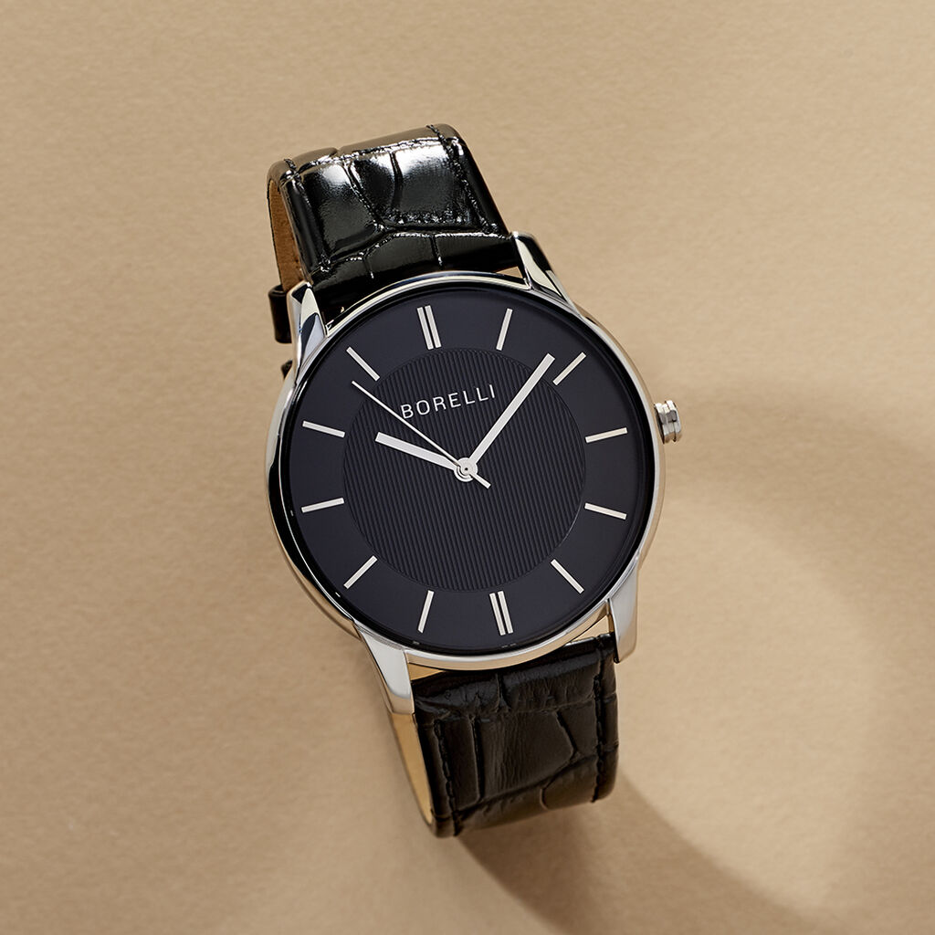 Borelli Herrenuhr Nizza Br.2432m/02 Quarz - Armbanduhren Herren | OROVIVO