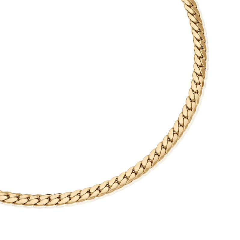 Damen Kette Vergoldet 750 Teresa 4,5cm - Halsketten Damen | OROVIVO