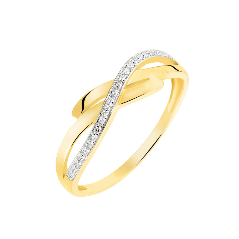 Bague Seraphia Or Jaune Diamant - Spannringe Damen | OROVIVO