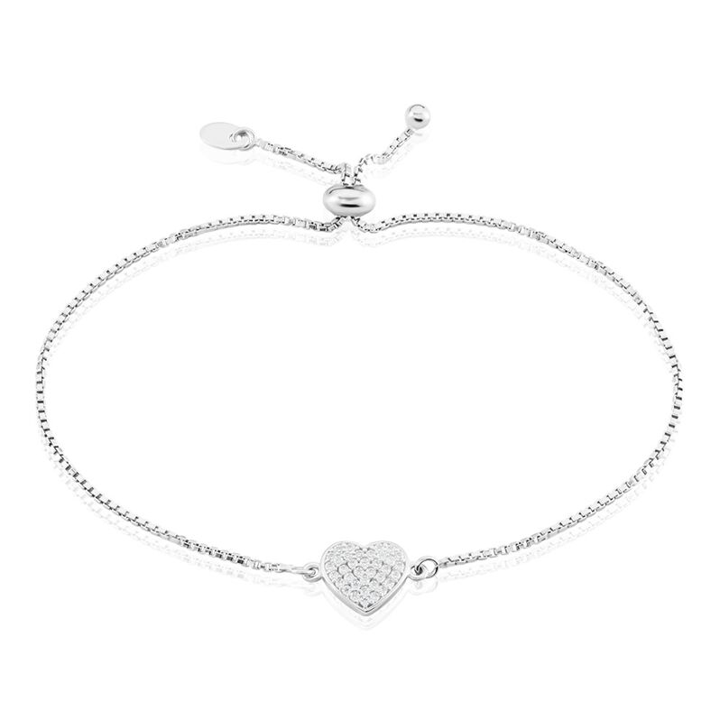 Bracelet Argent Weiss Annice Oxydes De Zirconium - Spannringe Damen | OROVIVO