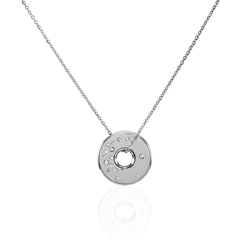 Collier Merine Acier Blanc Oxyde De Zirconium - Spannringe Damen | OROVIVO