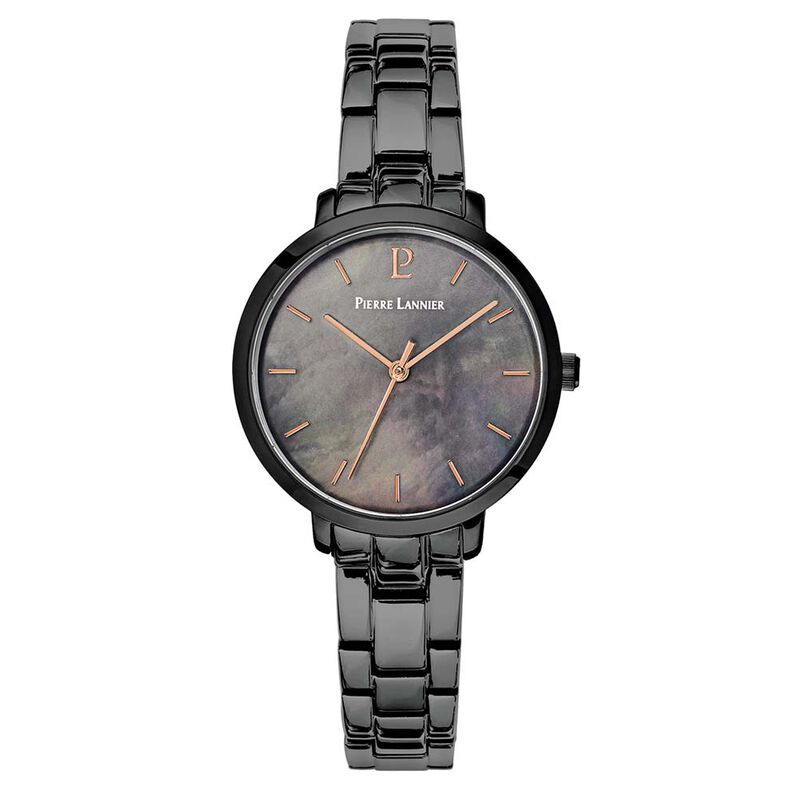 Montre Lannier Pierre Acier Noir - Spannringe Damen | OROVIVO