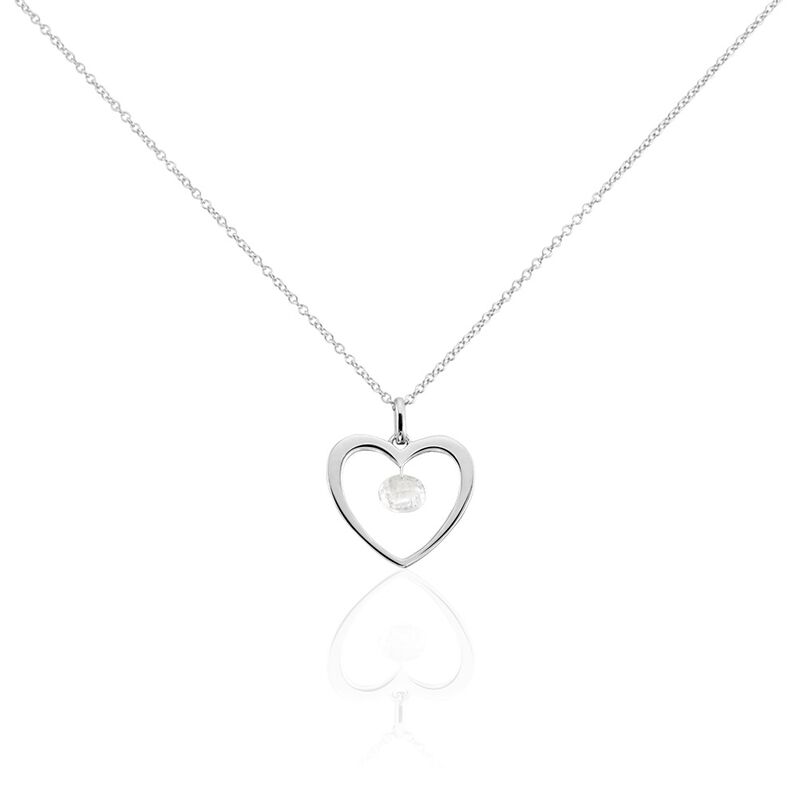 Collier Argent Weiss Armo Oxydes De Zirconium - Spannringe Damen | OROVIVO
