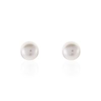 Damen Perlenohrringe Gold 585 Zuchperlen 6-6,5mm