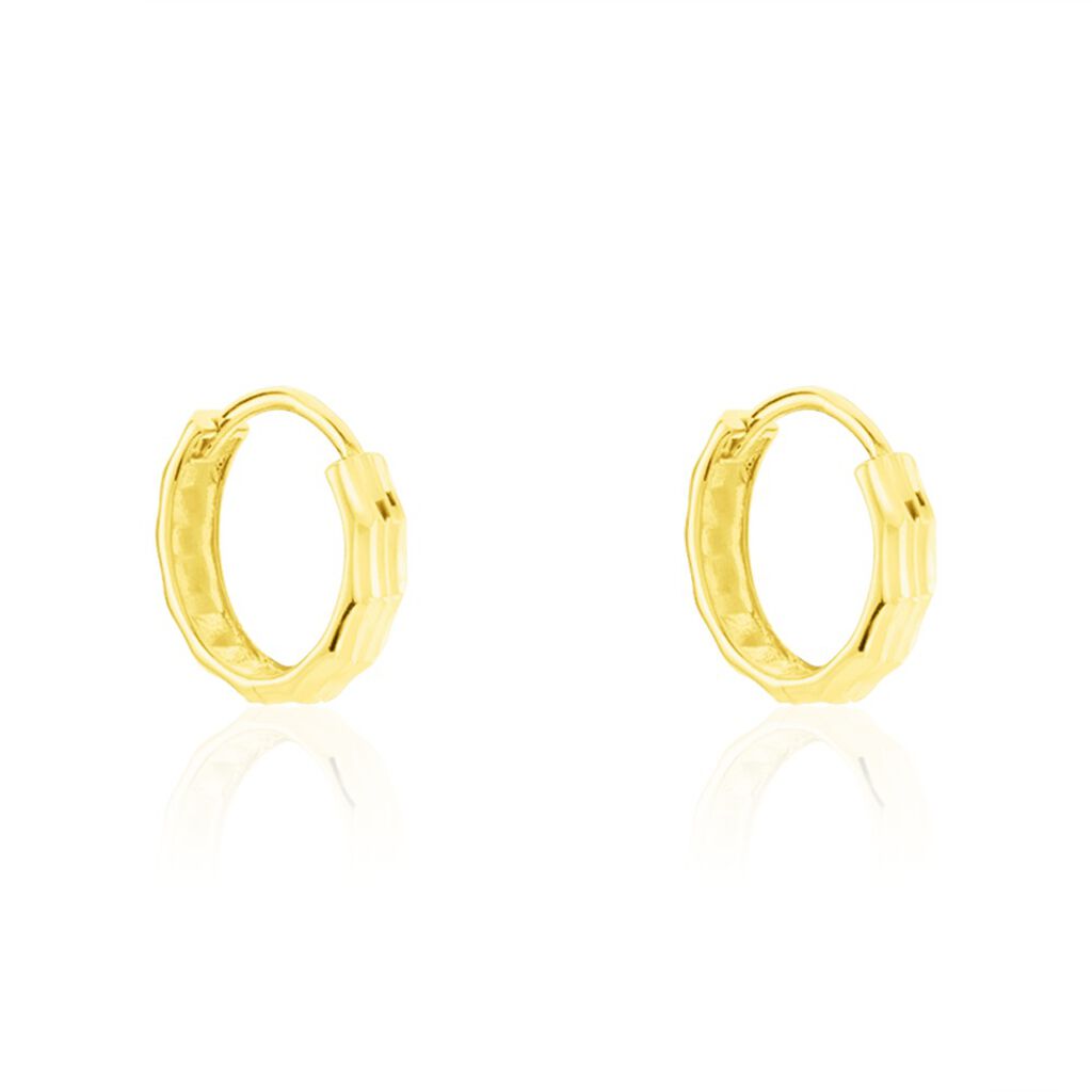 CREOLE OV Damen Creolen Gold 375 (9 Karat)