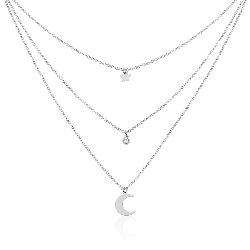 Collier Astre Argent - Spannringe Damen | OROVIVO