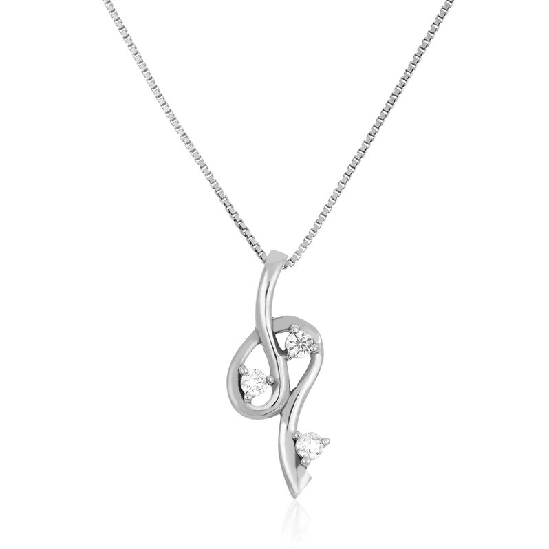 Collier Emylieae Argent Blanc Oxyde De Zirconium - Spannringe Damen | OROVIVO