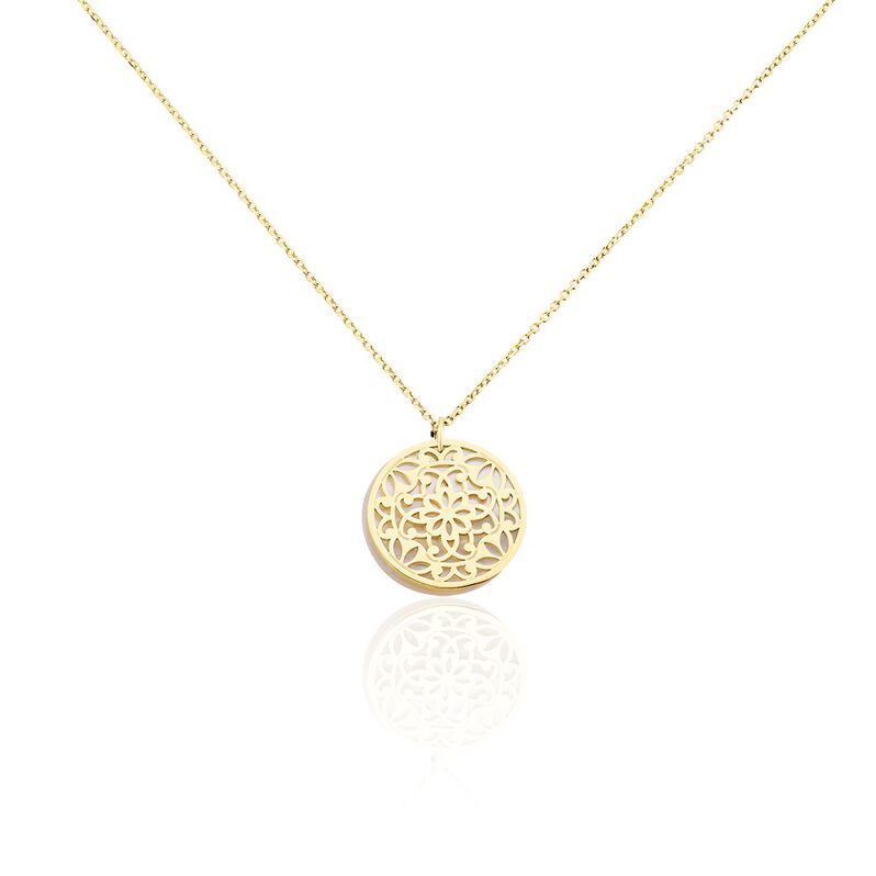 Collier Rosaria Or Jaune Nacre - Spannringe Damen | OROVIVO