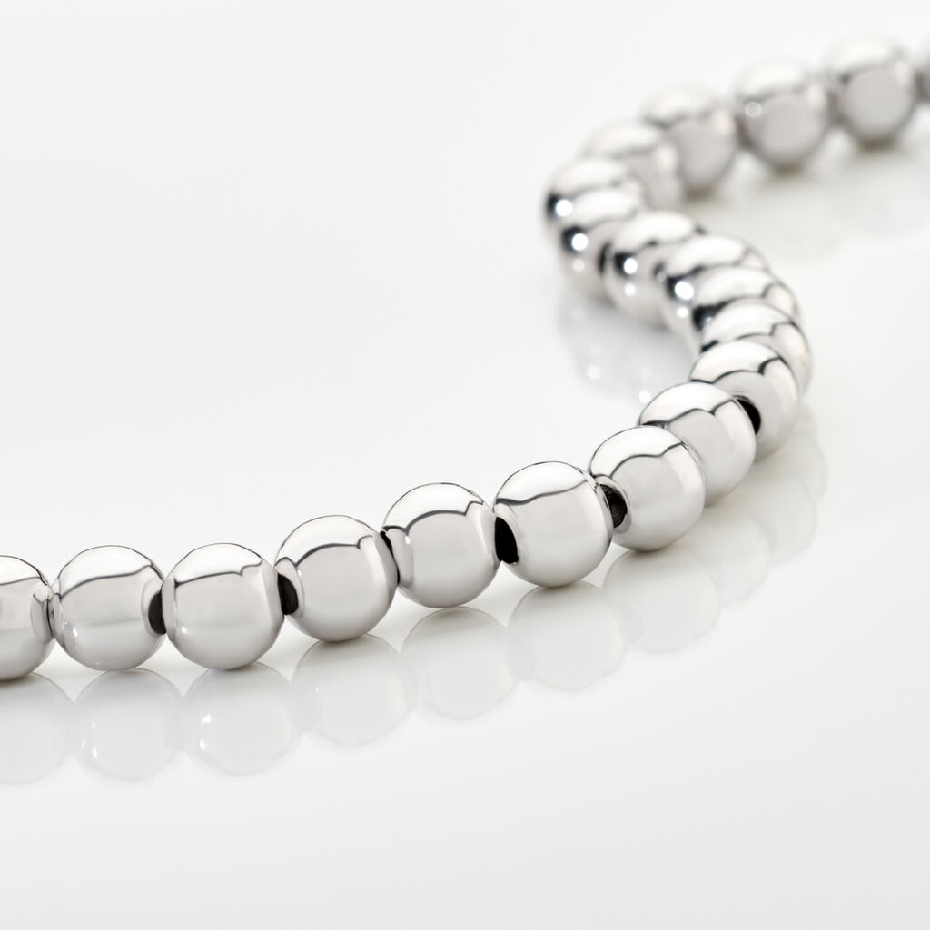 ZAYLA Damen Armband Silber Silber 925 Ball B 6 mm