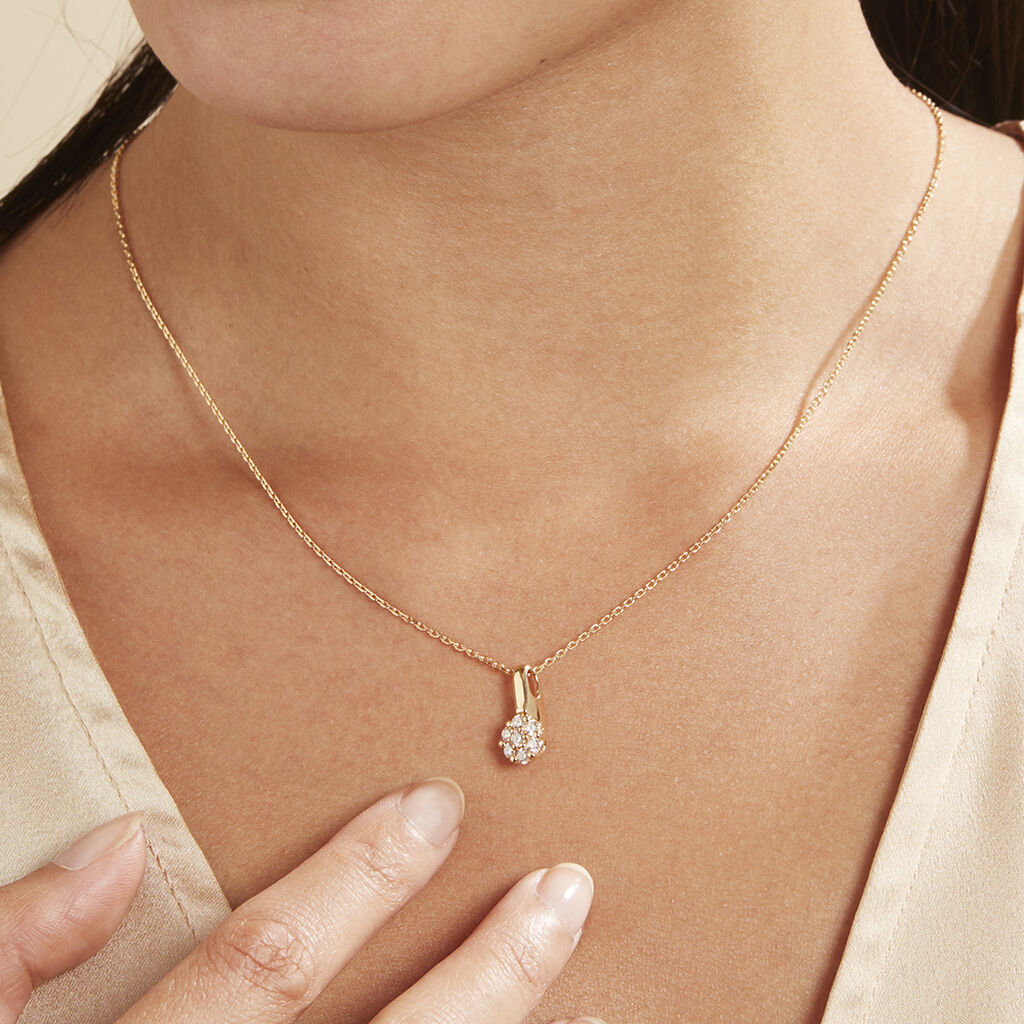 Damen Anhänger Gold 750 Diamant 0,32ct Carocla  - Schmuckanhänger Damen | OROVIVO