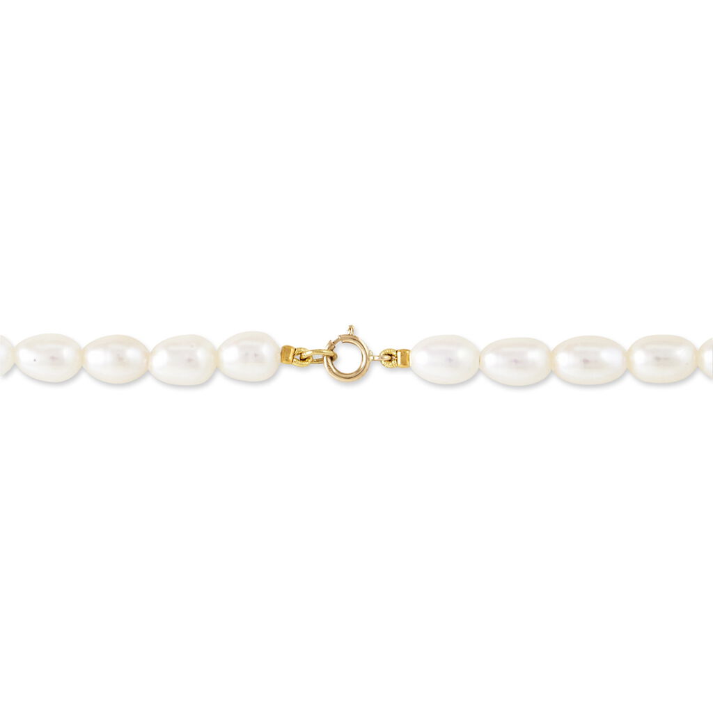 Collier Marie-viviane Or Jaune Perle De Culture - Spannringe Damen | OROVIVO