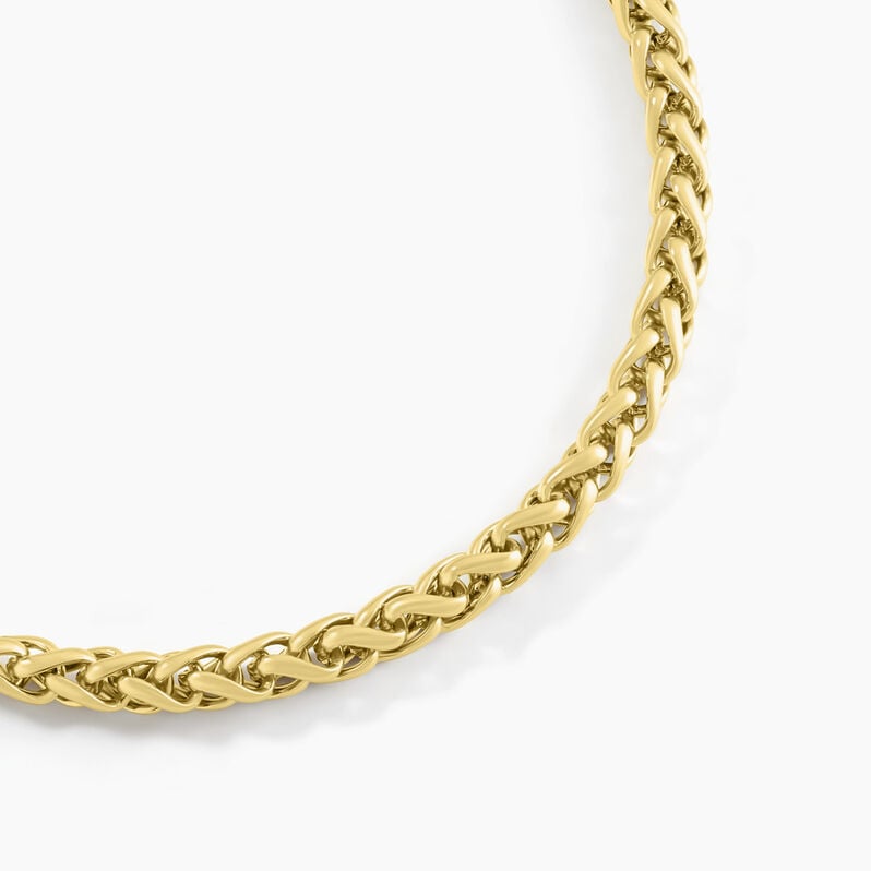 Collier Pondichery Acier Jaune - Spannringe Damen | OROVIVO