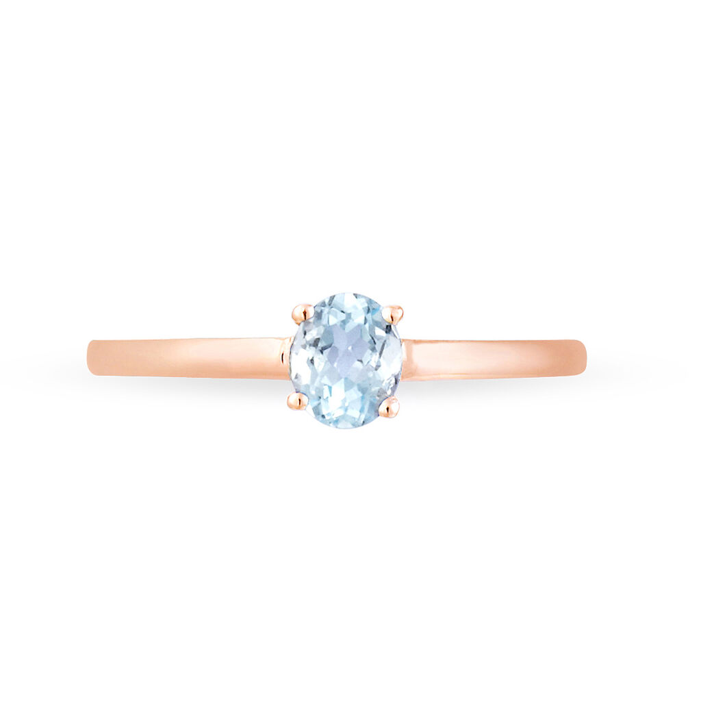 Bague Lily Or Rose Topaze - Spannringe Damen | OROVIVO