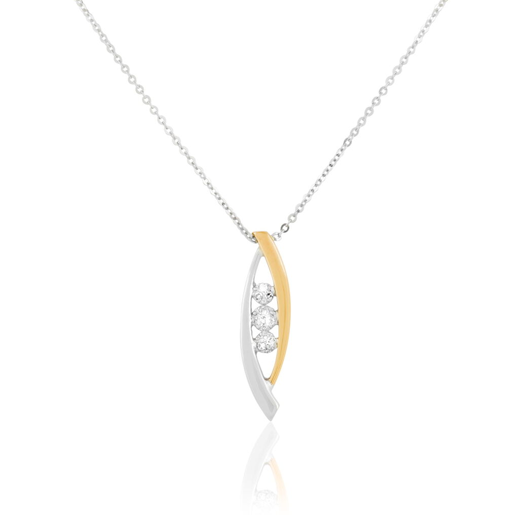 Collier Zuleyha Or Bicolore Diamant - Spannringe Damen | OROVIVO