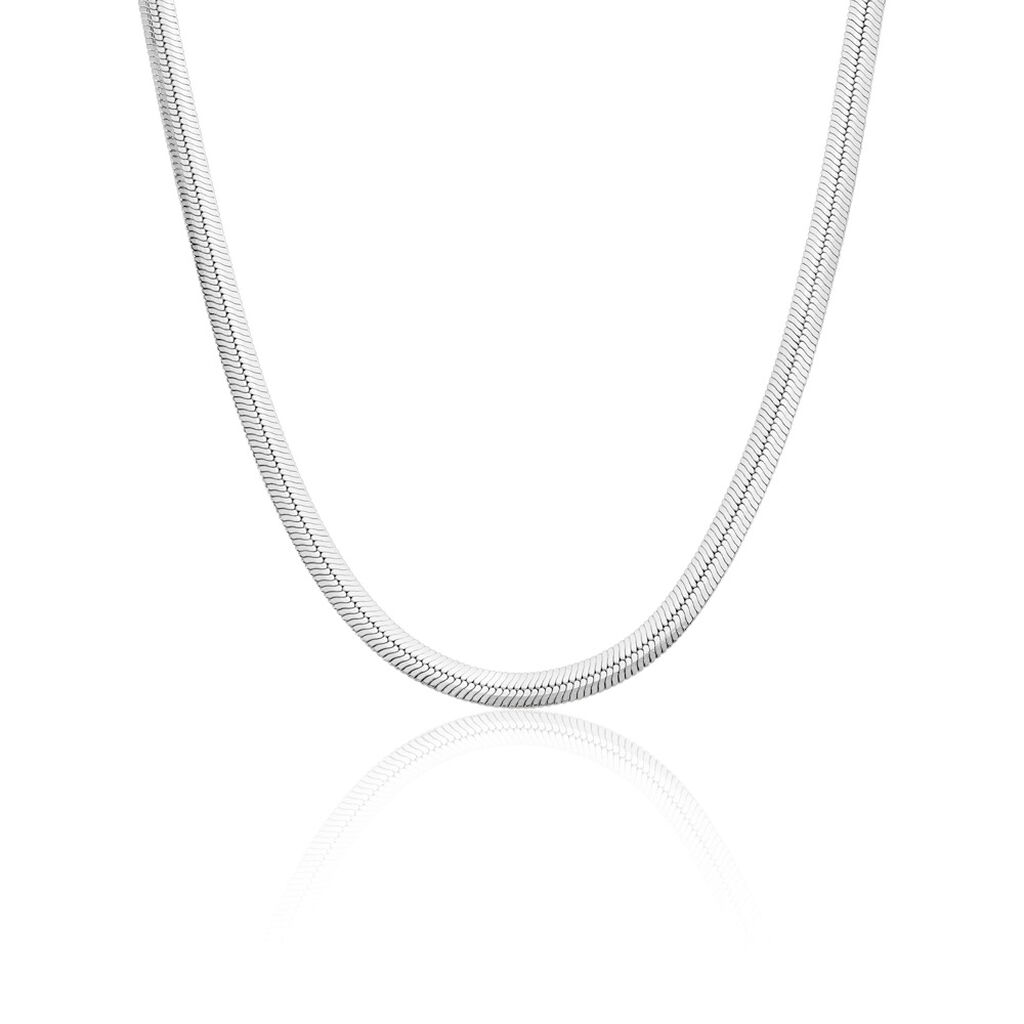 🦚 MIRAY Damen Kette Silber 925 B 3,9 mm, Kette ohne Stein