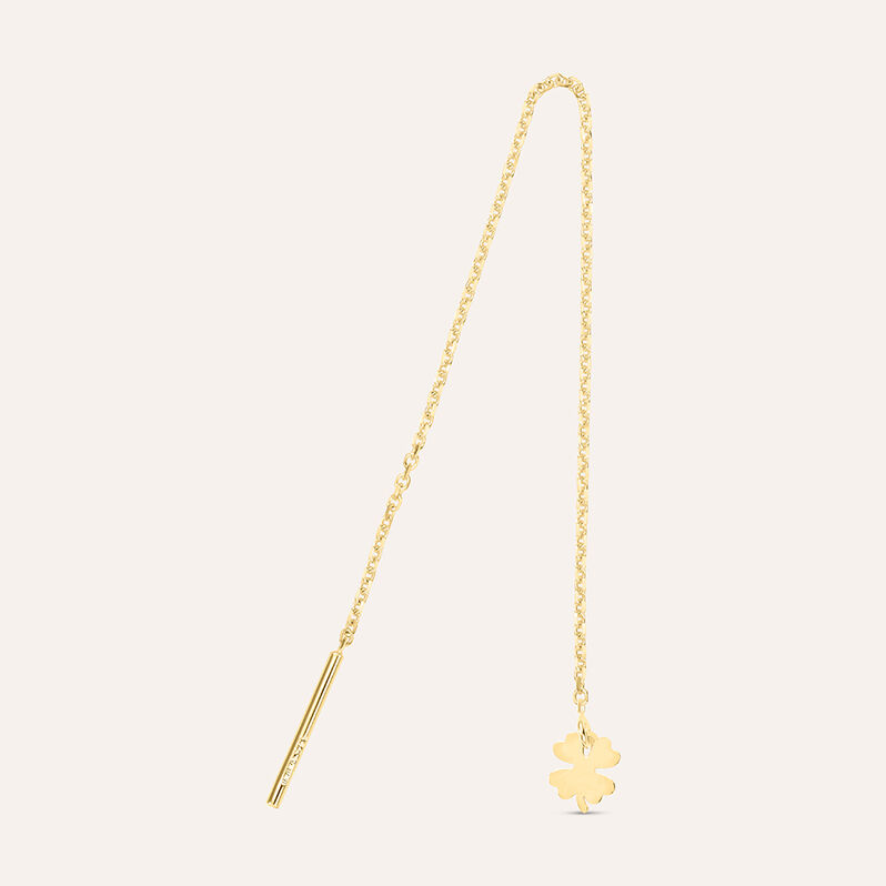 Mono Orecchino Pendente Beverly Oro Giallo - Spannringe Damen | OROVIVO