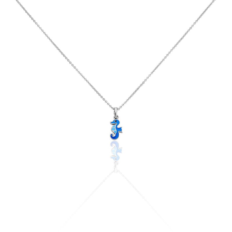 Kinder Halskette Silber 925 Seepferd - Halsketten Kinder | OROVIVO