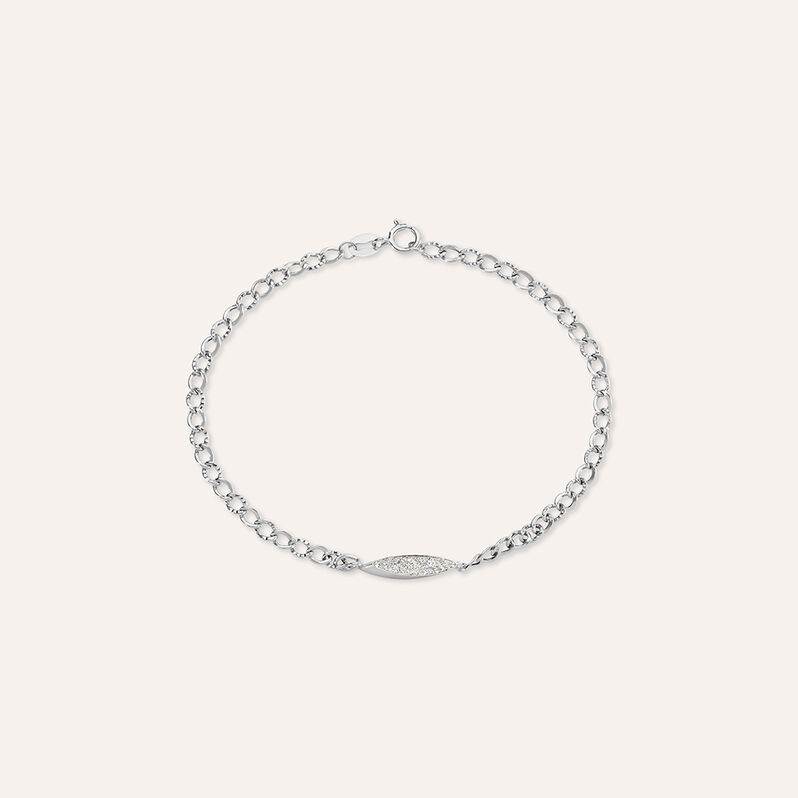 Bracciale Crystal Gold Oro Bianco Cristallo - Spannringe Damen | OROVIVO