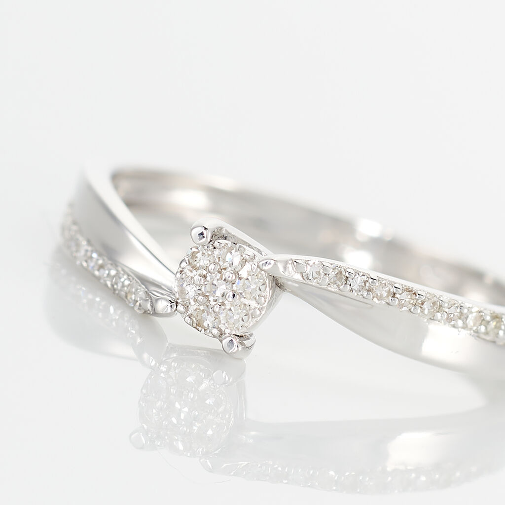 Bague Or Weiss Callysta Diamants - Spannringe Damen | OROVIVO
