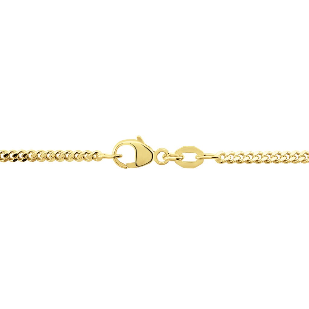 Unisex Panzerkette Gold 375  - Halsketten Unisex | OROVIVO