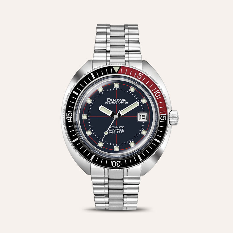 Orologio Meccanico Bulova Oceanographer 98b320 - Spannringe Herren | OROVIVO