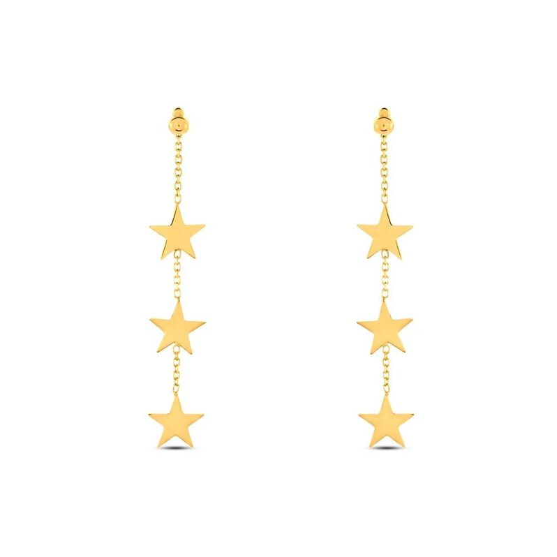 Orecchini Pendenti Beverly Oro Giallo - Spannringe Damen | OROVIVO