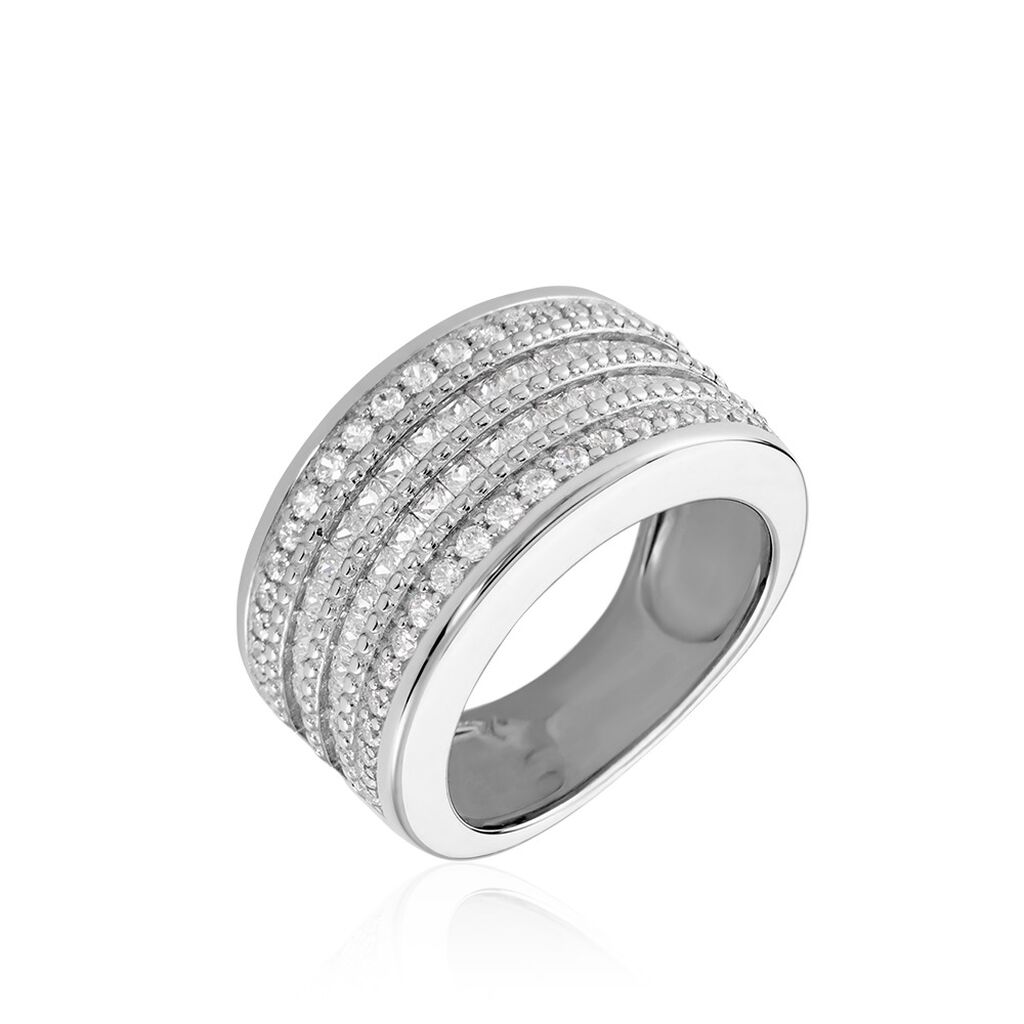 Damen Ring Silber 925 Zirkonia  - Ringe mit Stein Damen | OROVIVO