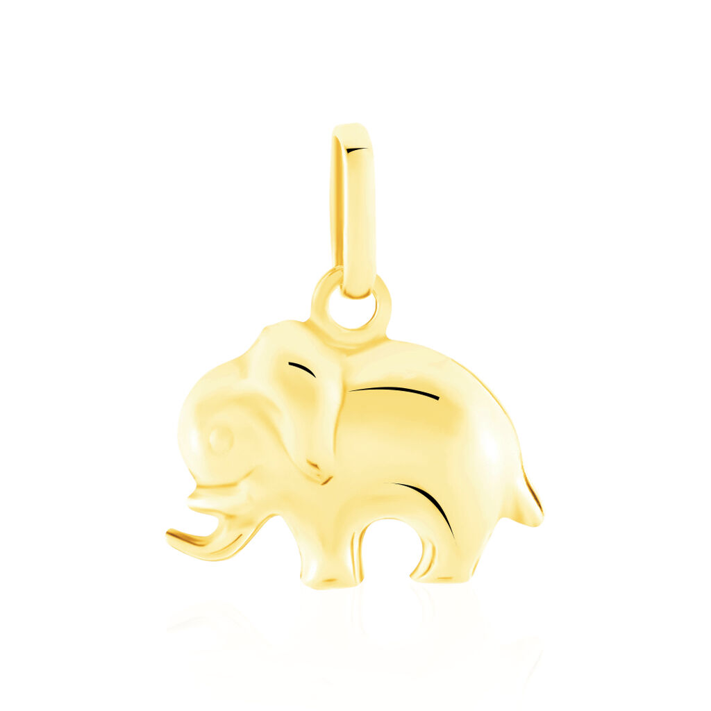 🦚 Anhänger Gold 375 Elefant Haiza, Anhänger ohne Stein 🦚 Anhänger Gold 375 Elefant Haiza, Anhänger ohne Stein