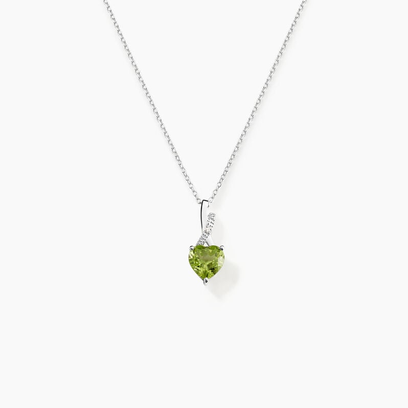 Collier Or Weiss Clothilde Péridot - Spannringe Damen | OROVIVO