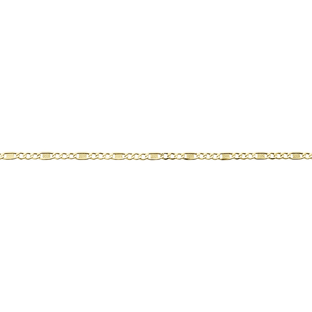 FIGARO 1/3 Unisex Kette Gold 375 (9 Karat) B 3,8 mm