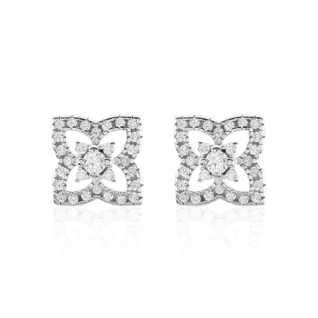 Damen Ohrstecker Silber 925 Zirkonia Schmetterling Mina  - Ohrstecker Damen | OROVIVO
