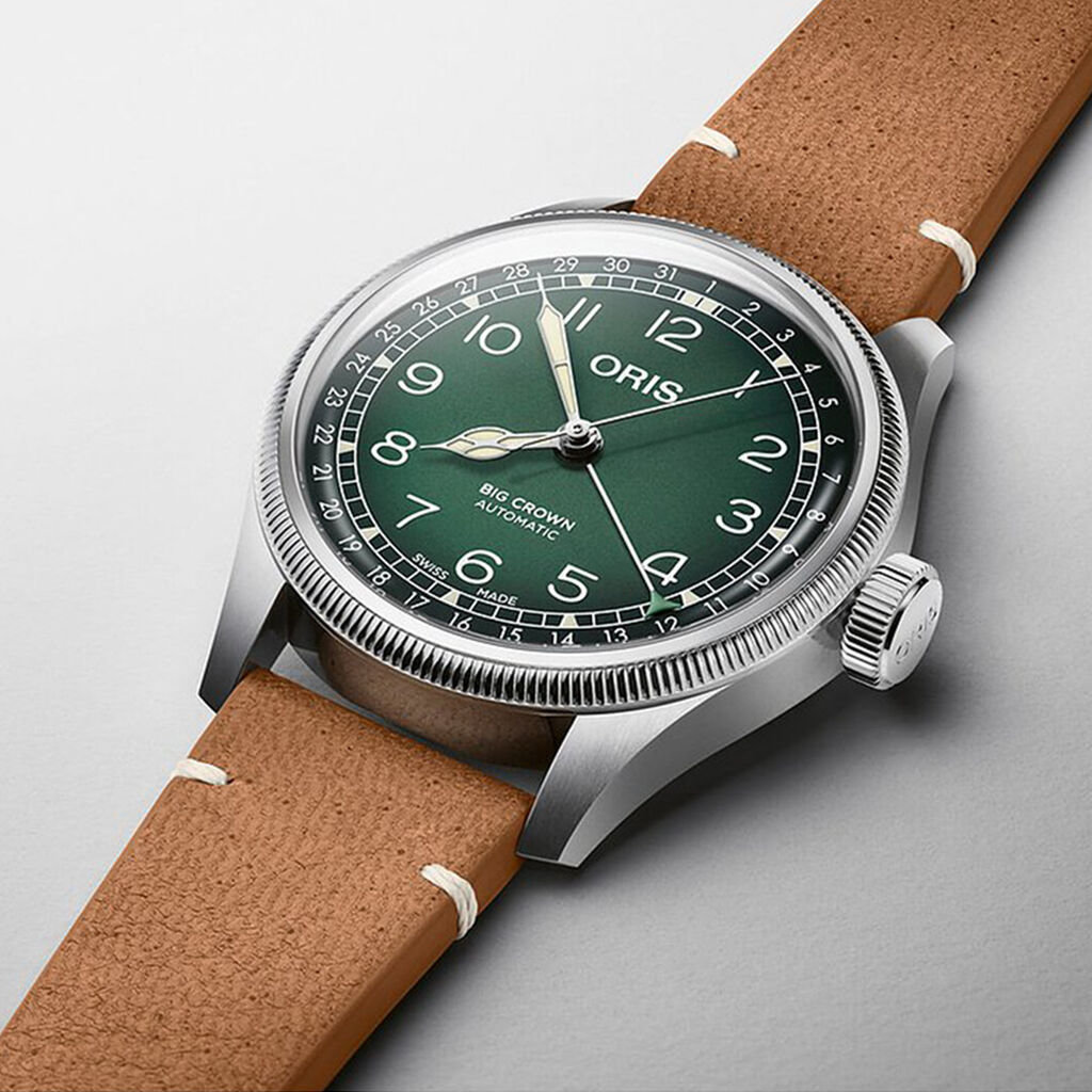 ORIS Herrenuhr Big Crown Pointer Date Automatik 01 754 7779 4067-SET - Armbanduhren Herren | OROVIVO