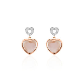 Damen Ohrstecker Gold 375 Rosé Vergoldet Diamant - Ohrstecker Damen | OROVIVO