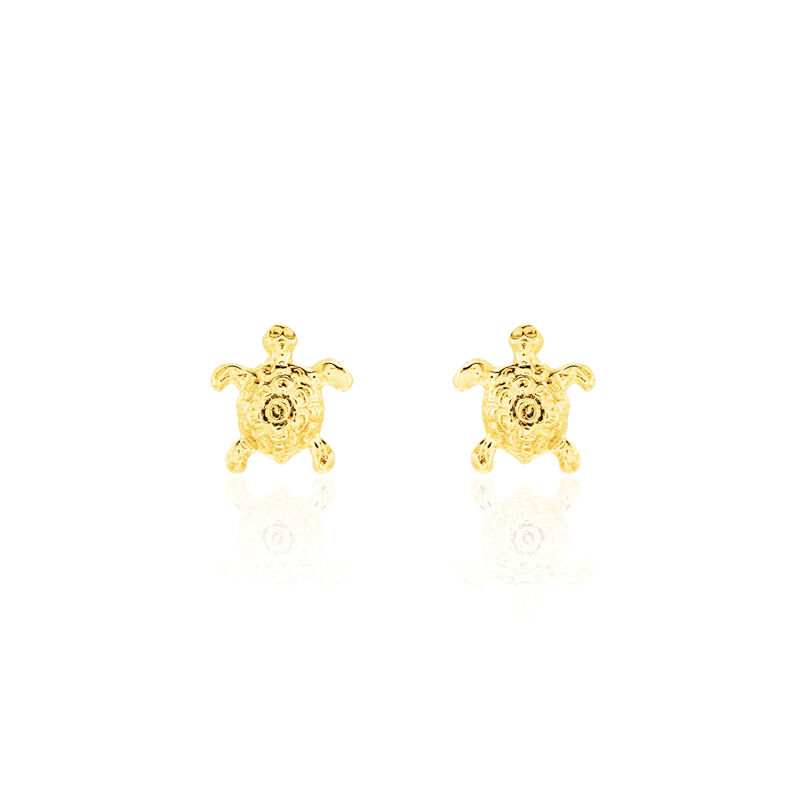 Ohrstecker Gold 375 Schildkröte - Ohrstecker Familie | OROVIVO