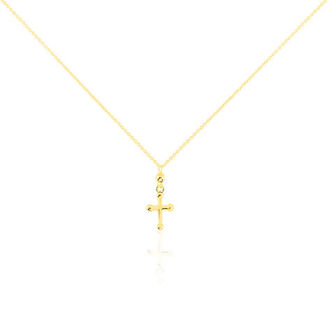 Halskette Gold 375 Kreuz - Halsketten Familie | OROVIVO