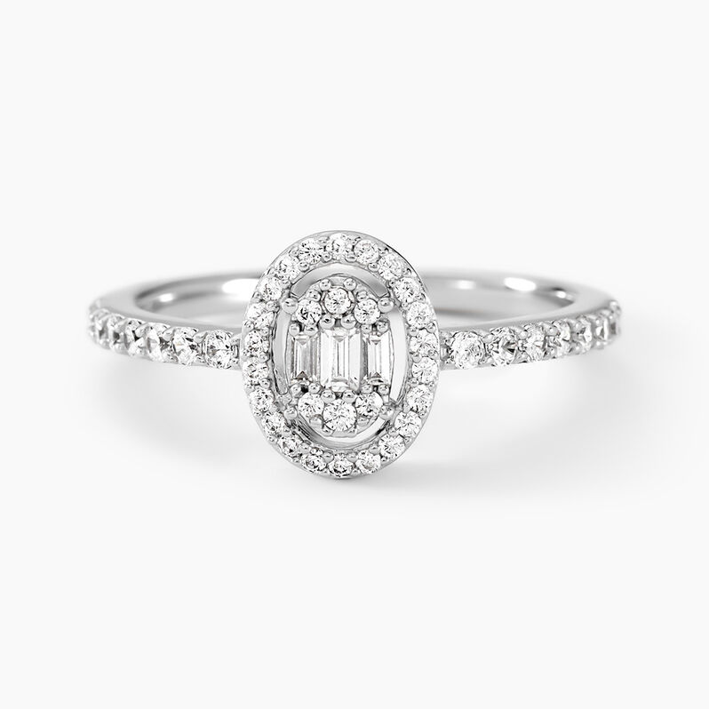 Bague Syna Argent Weiss Oxyde De Zirconium - Spannringe Damen | OROVIVO