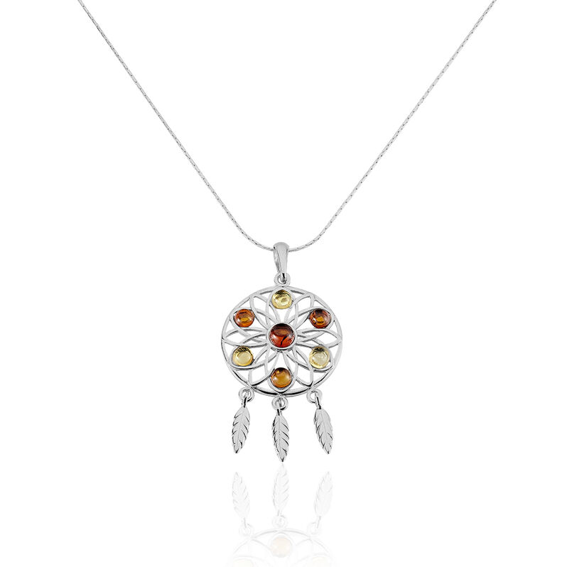 Collier Lorena Argent Attrape Reve Ambre - Spannringe Damen | OROVIVO