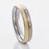 KONA Damen Ring Titan Bicolor Diamant Wei&szlig; 0,020 ct