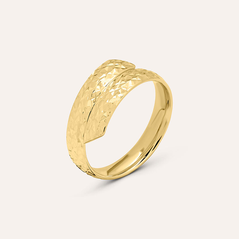 Anello Fascia Isabelle Oro Giallo - Spannringe Damen | OROVIVO