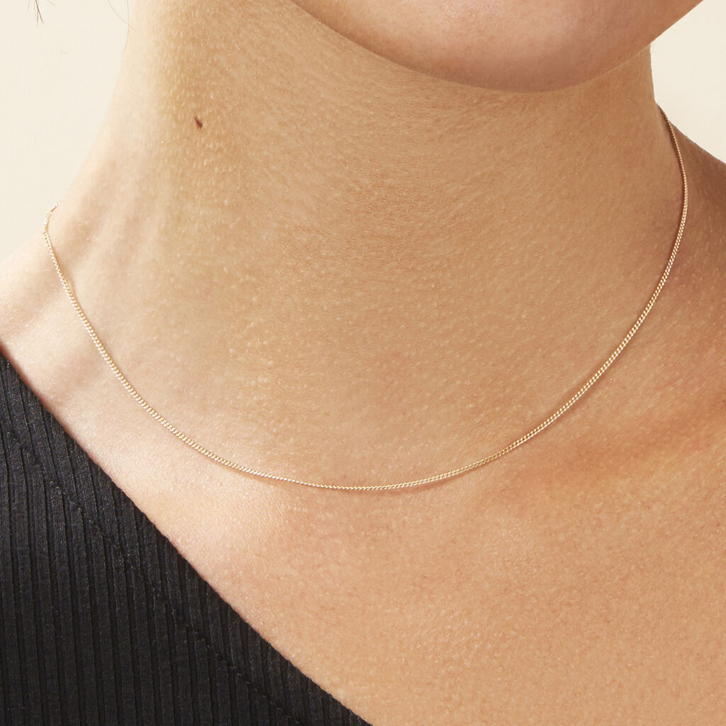 Damen Panzerkette Gold 375  - Halsketten Damen | OROVIVO