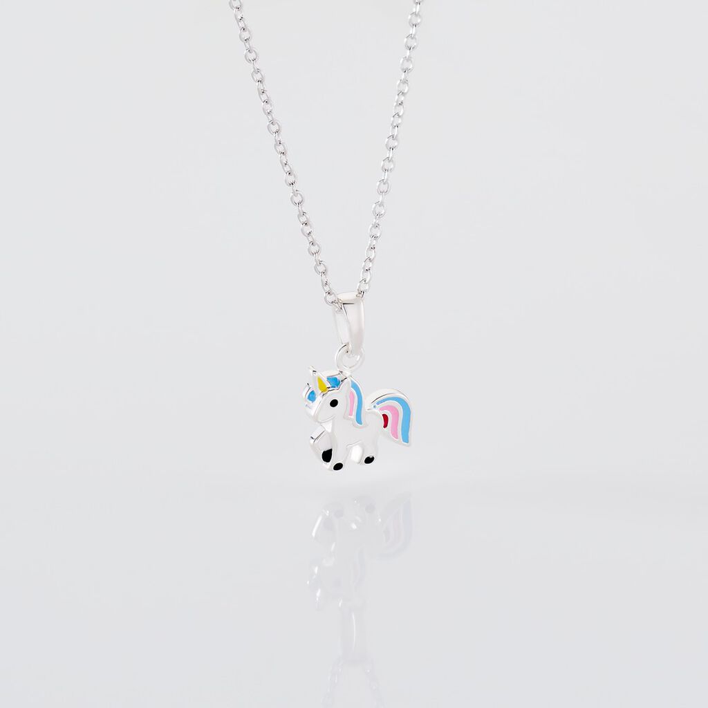 Kinder Anhänger Silber 925 Einhorn Aadhya  - Schmuckanhänger Kinder | OROVIVO