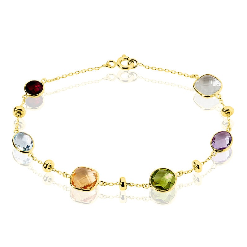 AGA Damen Armband Gold 375 (9 Karat) Amethyst Violett 9,46 ct - Armb&auml;nder Damen | OROVIVO