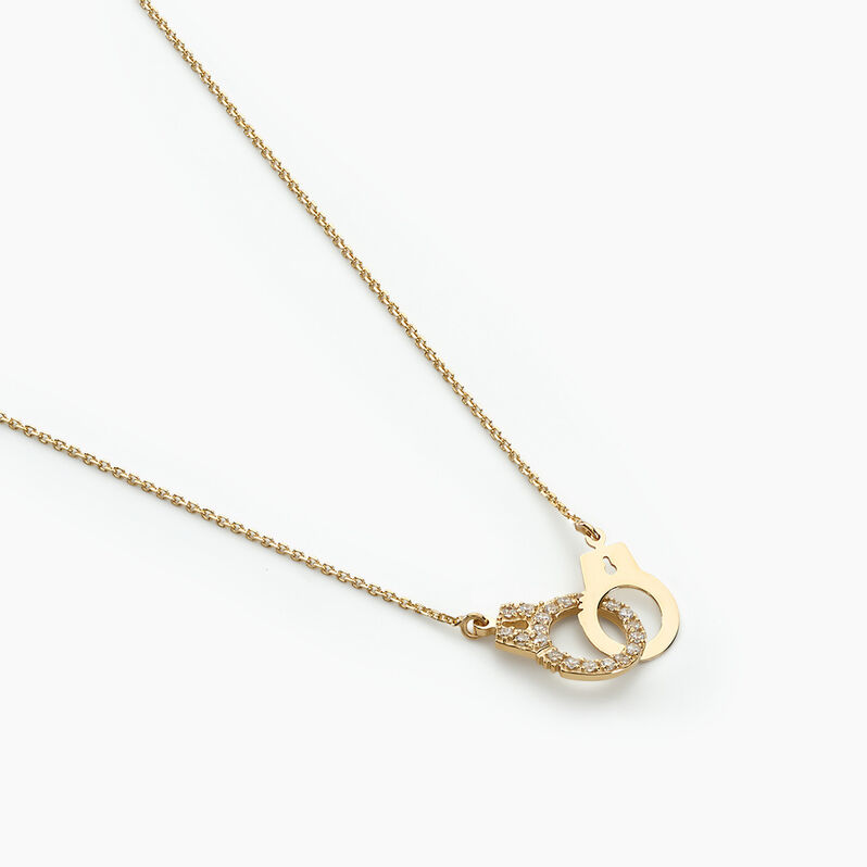 Collier Foma Or Jaune Oxyde De Zirconium - Spannringe Damen | OROVIVO